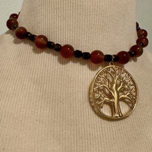 Carnelian Tree of Life Necklace