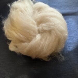 English Angora Red Wool Fiber Cafe Con Chisme and Calypso Farms